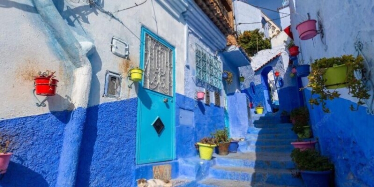 Inside Chefchaouen Morocco blue city
