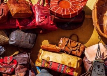 Moroccan leather goods