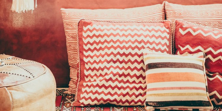Moroccan poufs