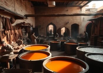 chouara tannery fes morocco