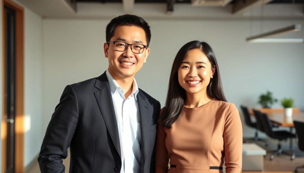 Ken Yeung and Bianca Ho founders Ken Yeung and Bianca Ho founders