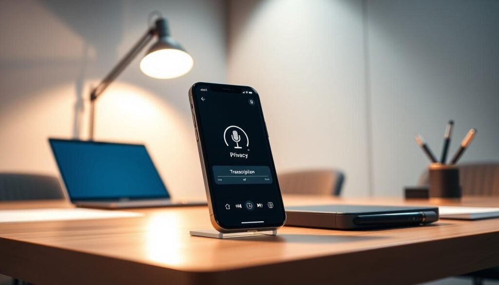on-device AI transcription privacy on-device AI transcription privacy