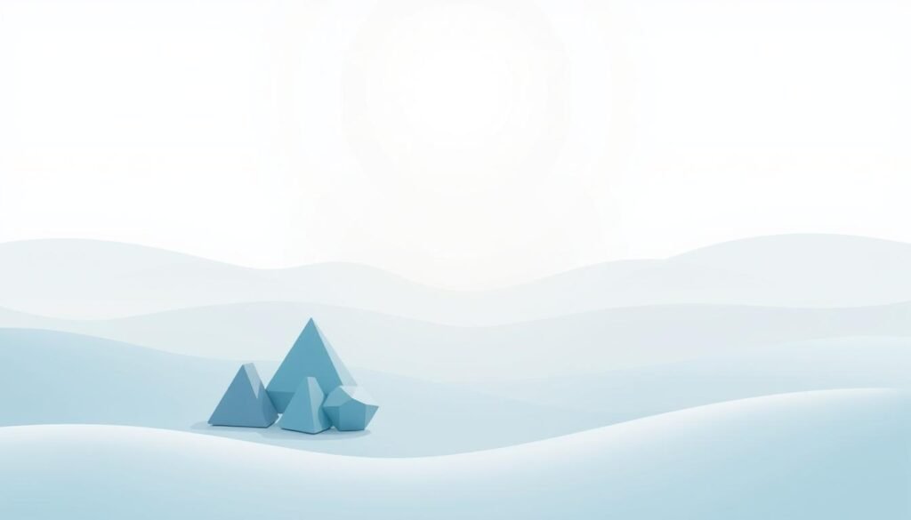 A minimalist illustration showcasing an investment strategy's key focus areas. In the foreground, a group of geometric shapes representing different investment sectors, such as technology, healthcare, and renewable energy, arranged in a strategic layout. The middle ground features a clean, abstract landscape with subtle gradients, evoking a sense of balance and direction. The background is a soft, diffused light source, creating a serene, contemplative atmosphere. The overall composition conveys a sense of thoughtful planning, intentional resource allocation, and a forward-looking investment approach.