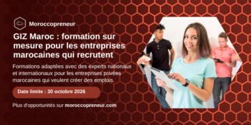 GIZ Maroc Qualification pour l'Emploi 2026, Moroccopreneur