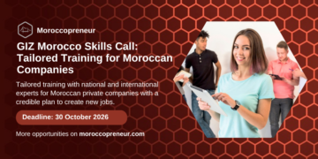 GIZ Morocco Skills Development Call 2026, Moroccopreneur